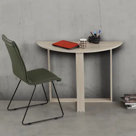 Kancelářské a psací stoly Psací stůl MIDDLE dub
