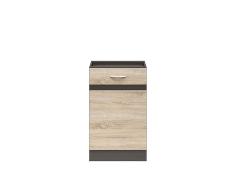 Kuchyňské dolní skříňky JAMISON, skříňka dolní 50 cm bez pracovní desky, pravá,dub sonoma