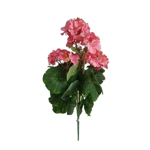 Květiny Umělá květina Muškát světle růžová, 47 cm