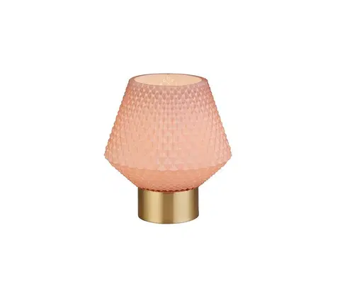 Lampy Searchlight Searchlight EU700469 - Stolní lampa LAMP 1xE27/7W/230V růžová 