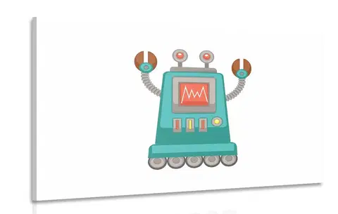 Dětské obrazy Obraz pro dětské milovníky robotů