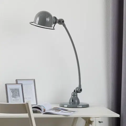 Stolní lampy kancelářské Jieldé Jieldé Loft C6000 stolní lampa, oblouk, šedá