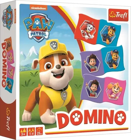 Hračky společenské hry TREFL - Hra - Domino mini - Paw Patrol