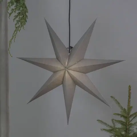 Vánoční světelná hvězda STAR TRADING Papírová hvězda Ozen sedmicípá Ø 70 cm