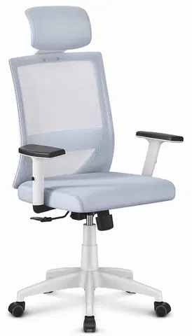 Kancelářské křesla Otočná kancelářská židle HC-1021 GREY MESH