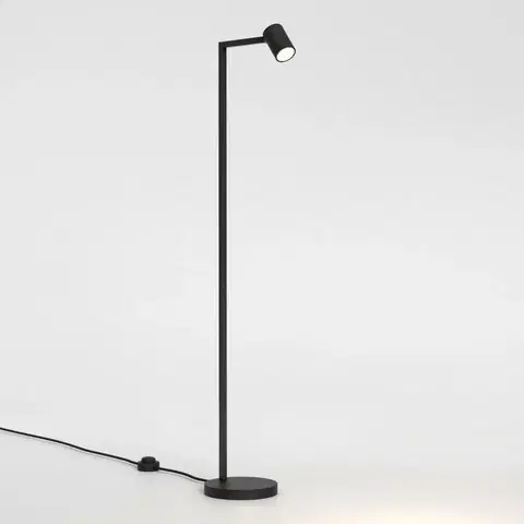 Moderní stojací lampy ASTRO stojací lampa Ascoli Floor 6W GU10 černá 1286087