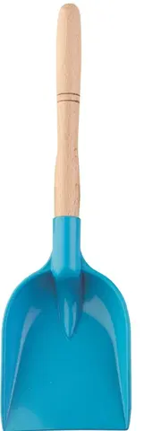 Hračky na zahradu ANDRONI - Lopata s dřevěnou násadou - délka 34 cm, modrá