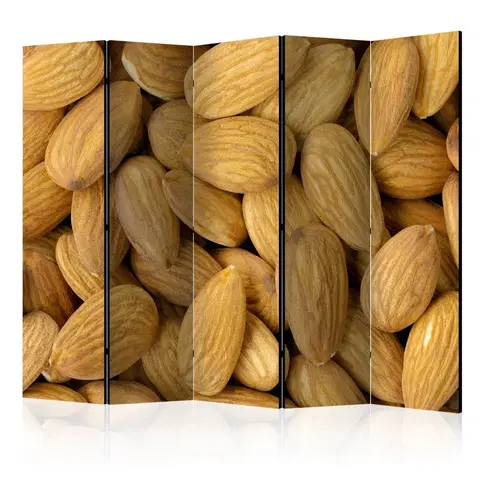 Paravány Paraván Tasty almonds Dekorhome 225x172 cm (5-dílný)