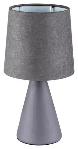 Lampy na noční stolek Rabalux stolní lampa Nalani E14 1x MAX 40W šedá 2695