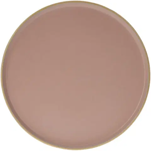 Talíře Kameninový jídelní talíř Magnus, 26,5 cm, růžová