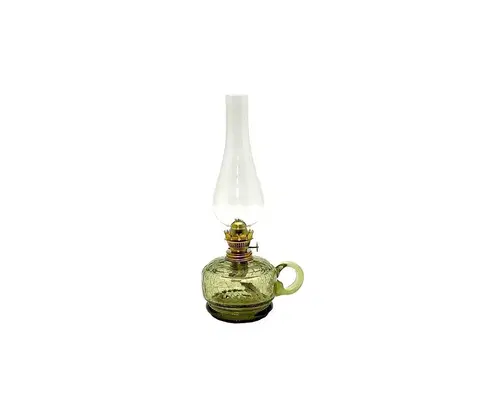 Lampy Floriánova huť Petrolejová lampa MONIKA 34 cm lesní zelená 