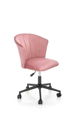 Kancelářské židle HALMAR Kancelářské křeslo Pasco růžové