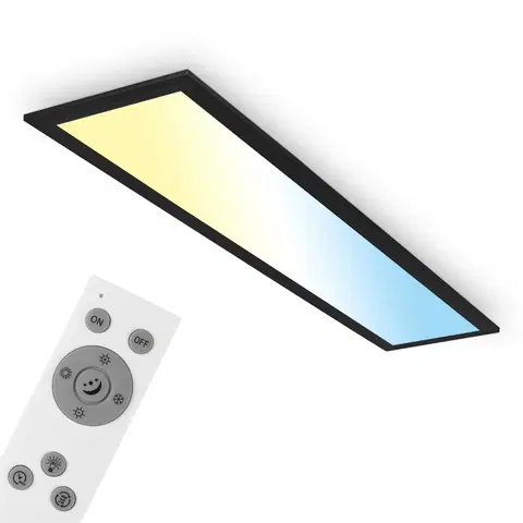 LED stropní svítidla BRILONER CCT panel, 78 cm, dálkový ovladač, LED modul, 24,5W, 2600lm BRILO 7399015