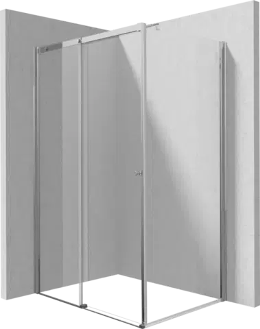 Sprchové kouty DEANTE/S Sprchový kout posuvné dveře 140 pevná stěna 110 KTS_031P+KTSP014P+KTS_0P1X KERRIA/0283