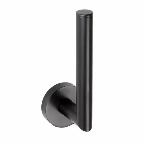WC štětky SAPHO XB701 X-Round black držák toaletního papíru rezervní, černá