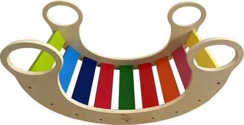 Houpačky a houpadla 2Kids Toys Montessori houpačka Ruiniko vícebarevná