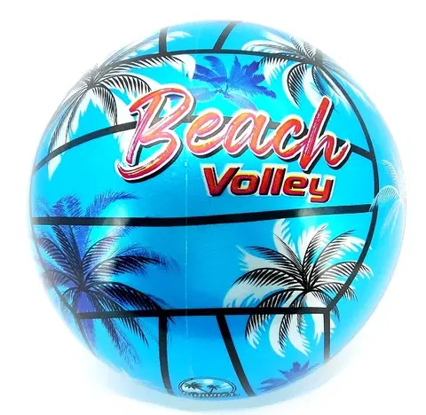 Hračky STAR TOYS - Volejbalový plážový míč Beach Volley 2farby 21cm - modrá