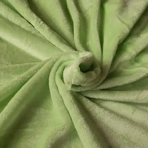 Prostěradla Jahu Prostěradlo Mikroplyš zelená, 90 x 200 cm