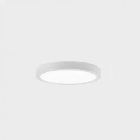 Klasická stropní svítidla KOHL LIGHTING KOHL-Lighting DISC SLIM stropní svítidlo pr. 90 mm bílá 6 W CRI 80 3000K Non-Dimm