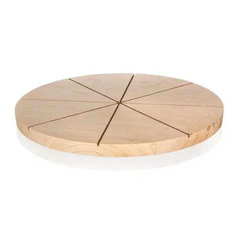 Prkénka a krájecí desky Banquet Prkénko krájecí dřevěné na pizzu BRILLANTE 32 x 1,5 cm
