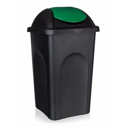 Odpadkové koše Koš odpadkový MP 60 l, zelené víko
