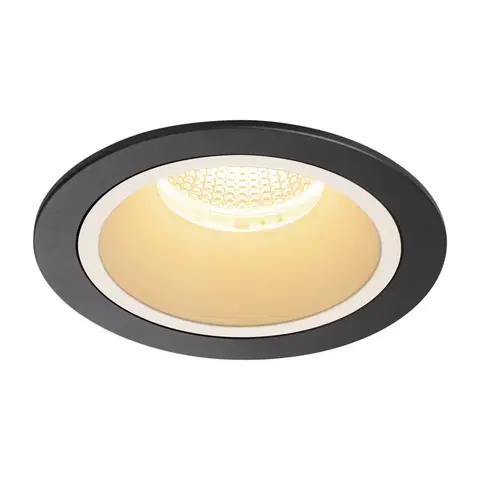 LED podhledová svítidla SLV BIG WHITE NUMINOS DL L vnitřní LED zápustné stropní svítidlo černá/bílá 3000 K 20° 1003938