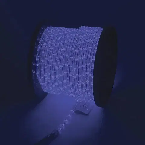 Světelné hadice Steinigke Showtechnic Lano EUROLITE Rubberlight RL1 světle modré 44 m