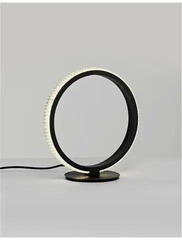 Lampy na noční stolek NOVA LUCE stolní lampa NAGER černý hliník a akryl LED 11W 230V 3000K IP20 9481095