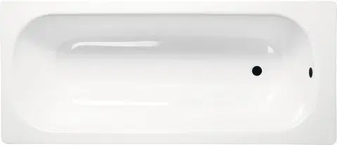 Vany SAPHO Obdélníková smaltovaná vana 140x70x39cm, bílá V140X70