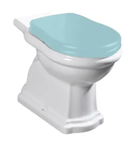 Záchody KERASAN RETRO WC kombi mísa 38,5x72cm, zadní odpad, bílá 101301