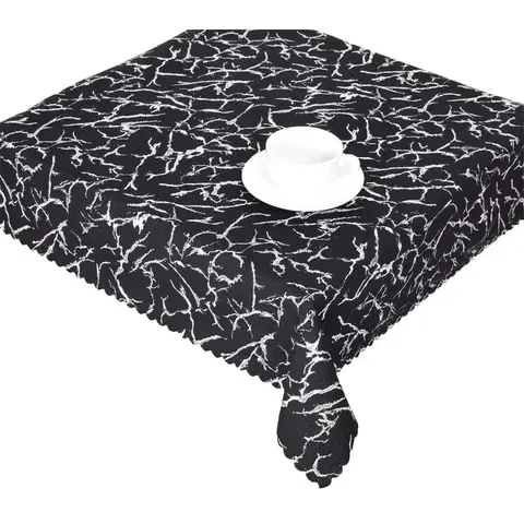 Ubrusy Ubrus gobelinový, Night, černý 37 x 90 cm
