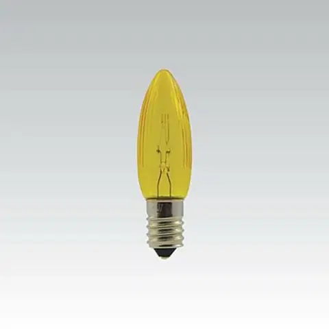 Náhradní žárovky NBB Žárovka vánoční E10 23V 3W žlutá 374011000
