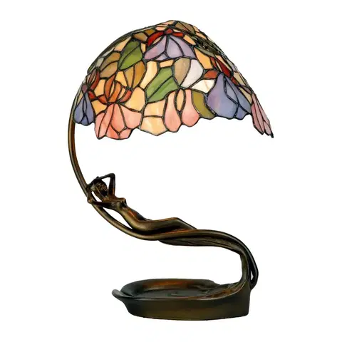 Stolní lampy Clayre&Eef Excelentní stolní lampa Eve v Tiffany stylu