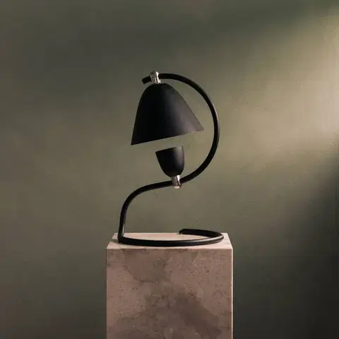 Stolní lampy Audo Copenhagen Audo Klampenborg stolní lampa, černá