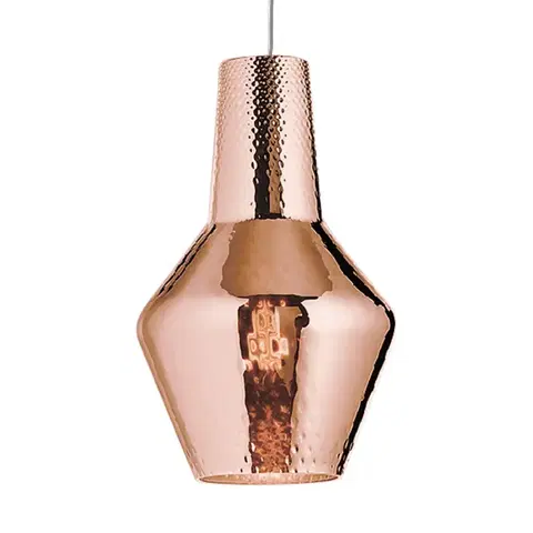 Závěsná světla Ailati Závěsné světlo Romeo 130 cm růžově zlatá metalíza