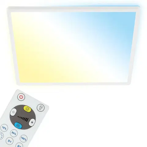 LED stropní svítidla BRILONER Slim CCT svítidlo LED panel, 29,3 cm, 18 W, bílé BRILO 7081-016
