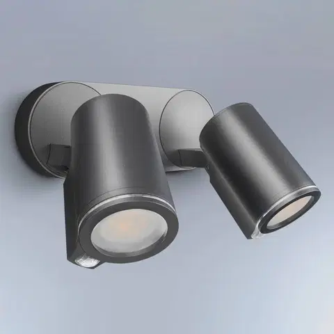 Inteligentní venkovní nástěnná svítidla STEINEL STEINEL Spot Duo SC LED reflektor 2 zdroje