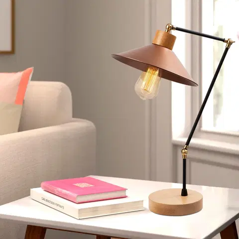 Lampy a lampičky Stolní lampa MANAVGAT měděná