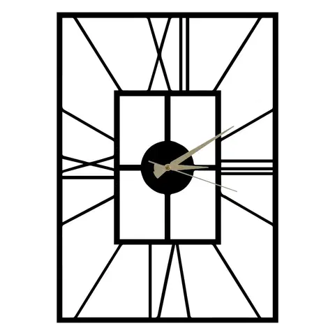 Hodiny Wallity Dekorativní nástěnné hodiny Asalet černé
