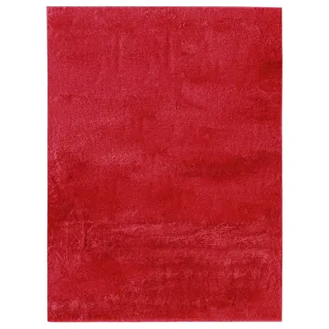 Kožešinové koberce Umělá Kožešina Caroline 2, 120/160cm, Červená
