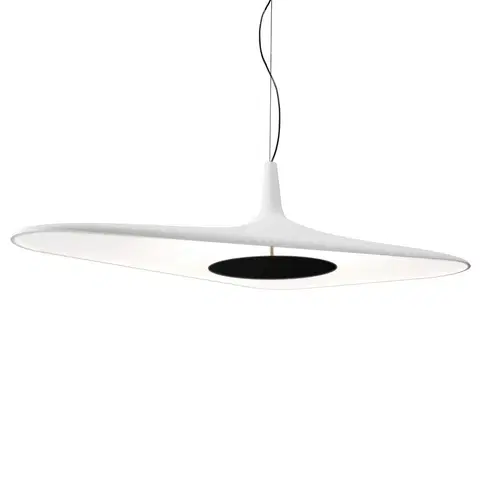 Závěsná světla Luceplan Luceplan Soleil Noir - LED závěsné světlo, bílá