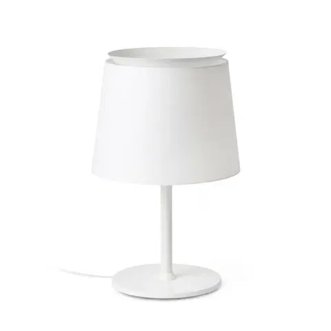 Designové stolní lampy FARO SAVOY bílá stolní lampa