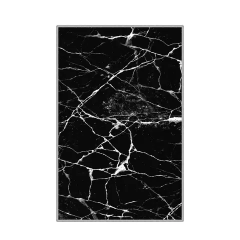 Koberce a koberečky Conceptum Hypnose Koberec Black Marble 80x150 cm černý