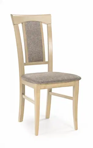 Židle HALMAR Jídelní židle Rado dub sonoma/hnědá