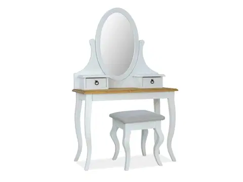 Toaletní stolky Signal Toaletní stolek POPRAD s taburetkou