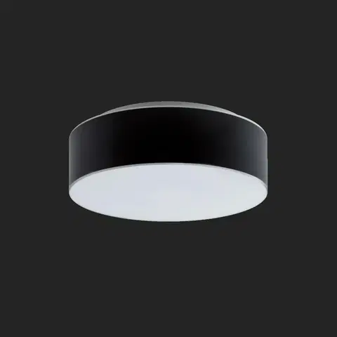 LED nástěnná svítidla OSMONT 63137 ERIS C2 stropní/nástěnné skleněné svítidlo bílá / bílo - černá IP43 2700-6500 K 18W LED