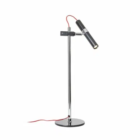 Designové stolní lampy RED - DESIGN RENDL RENDL VIPER TL černá chrom 230V LED 3W 60° 3000K R12462