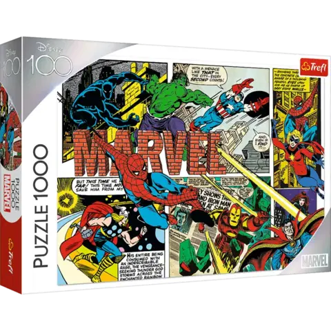 Hračky puzzle TREFL - Puzzle 1000 - Neporazitelní Avengeři / Disney 100