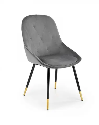 Židle HALMAR Designová židle Liza šedá