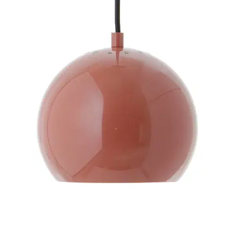 Závěsná světla FRANDSEN FRANDSEN Ball závěsné světlo Ø 18 cm, červená
